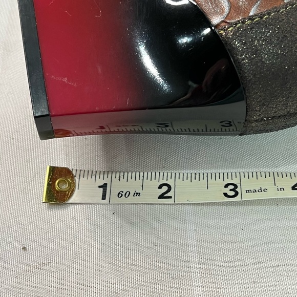 L’ Artiste bronze texture spring step Zinna leather booties art to wear size 9 - Picture 16 of 16